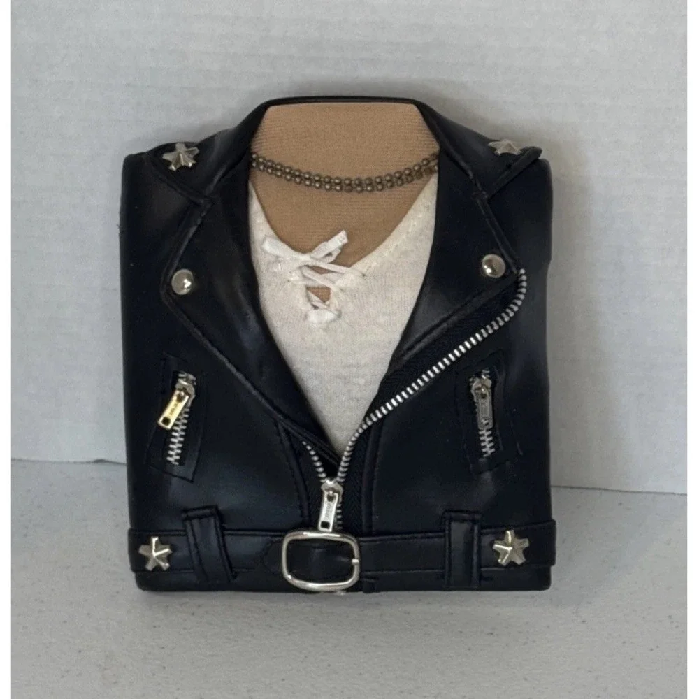Vintage Outfit Motorcycle Jacket Cover Address Book Grunge Y2K